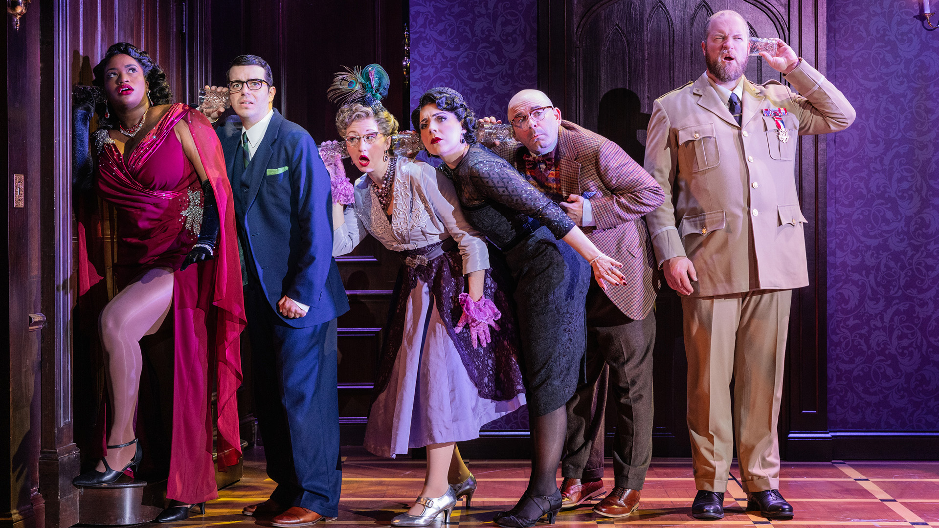 Scene from Clue Live on Stage!