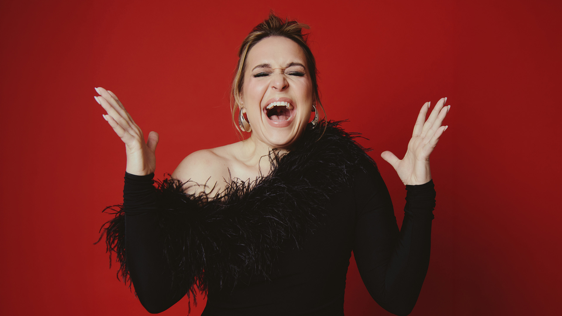 Jessica Vosk laughing.